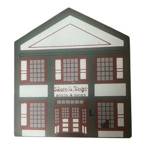 The Cat’s Meow Johann Singer Boots & Shoes Shelf Decor